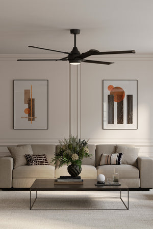 Minka Aire - F893L-CL - 72" Ceiling Fan - Soarin - Coal