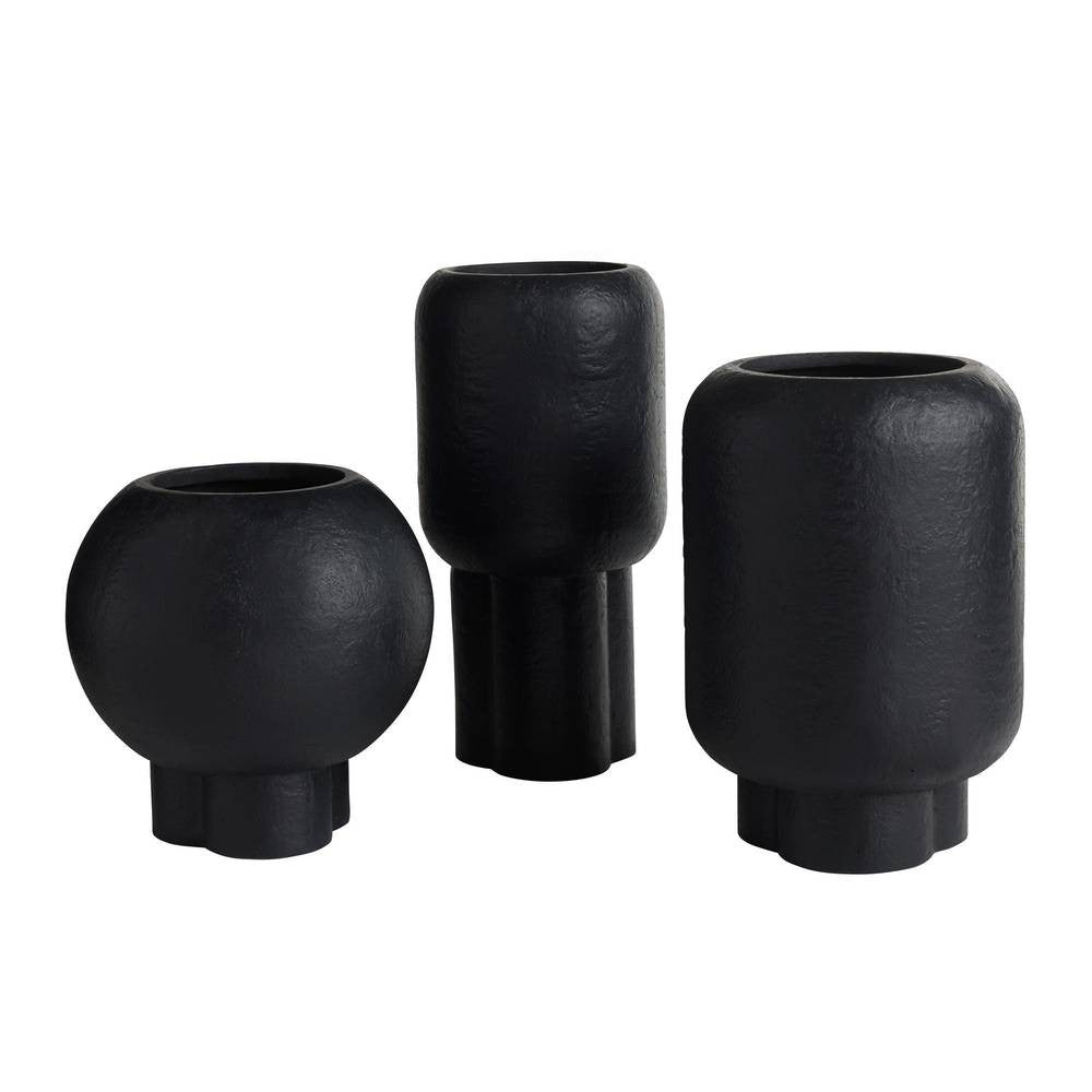 Arteriors - AVS14 - Outdoor Planter - Lorenzo - Matte Black