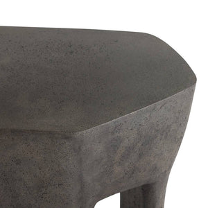 Arteriors - FES18 - Outdoor Accent Table - Bruttii - Matte Carbon