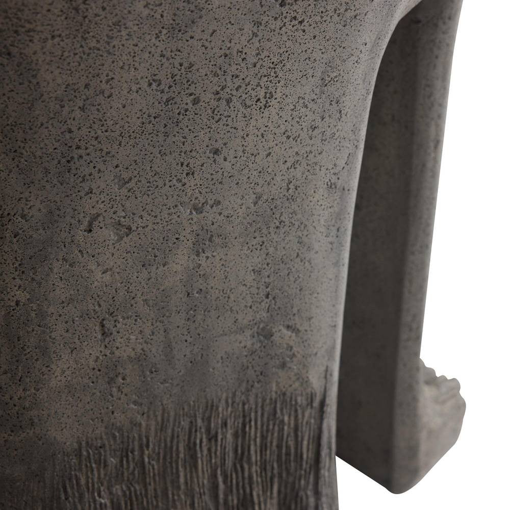 Arteriors - FES18 - Outdoor Accent Table - Bruttii - Matte Carbon