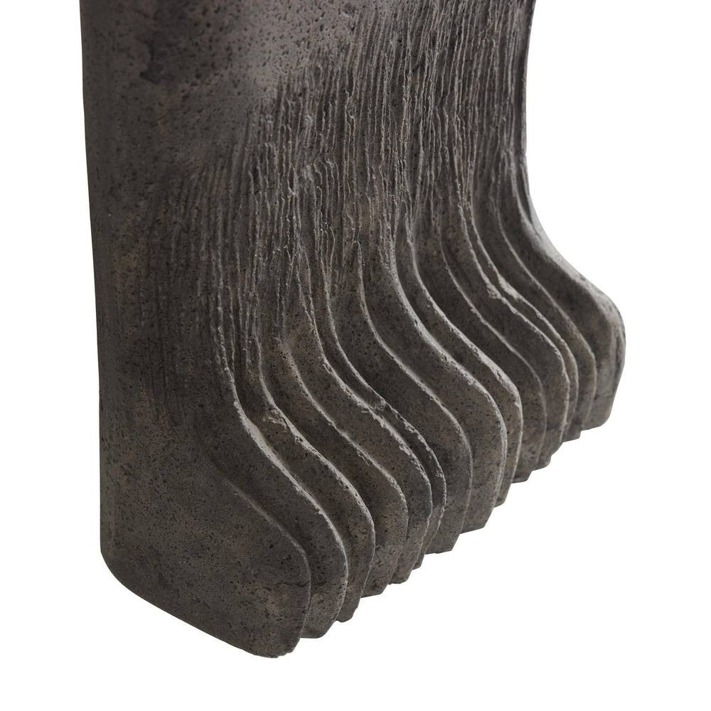 Arteriors - FES18 - Outdoor Accent Table - Bruttii - Matte Carbon