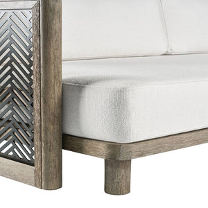Arteriors - FFS07 - Outdoor Sofa - Emoto - Pearl/Aged Bronze