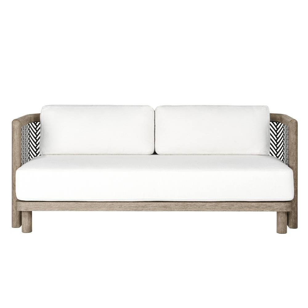 Arteriors - FFS07 - Outdoor Sofa - Emoto - Pearl/Aged Bronze
