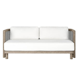Arteriors - FFS07 - Outdoor Sofa - Emoto - Pearl/Aged Bronze