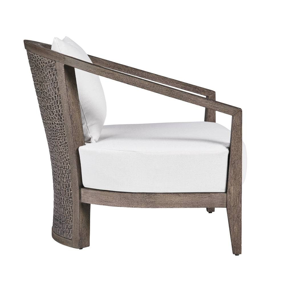 Arteriors - FRS29 - Outdoor Lounge Chair - Sobek - Pearl/Kona