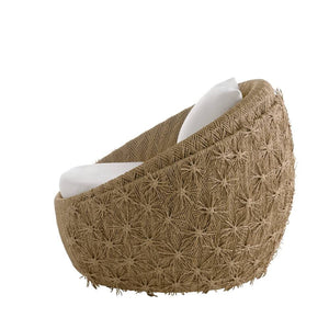 Arteriors - FRS30 - Outdoor Swivel Lounge Chair - Florian - Pearl/Tan