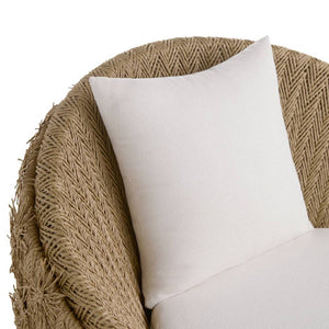 Arteriors - FRS30 - Outdoor Swivel Lounge Chair - Florian - Pearl/Tan