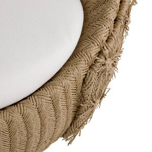 Arteriors - FRS30 - Outdoor Swivel Lounge Chair - Florian - Pearl/Tan