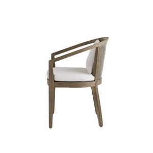 Arteriors - FRS31 - Outdoor Dining Chair - Sobek - Pearl/Kona