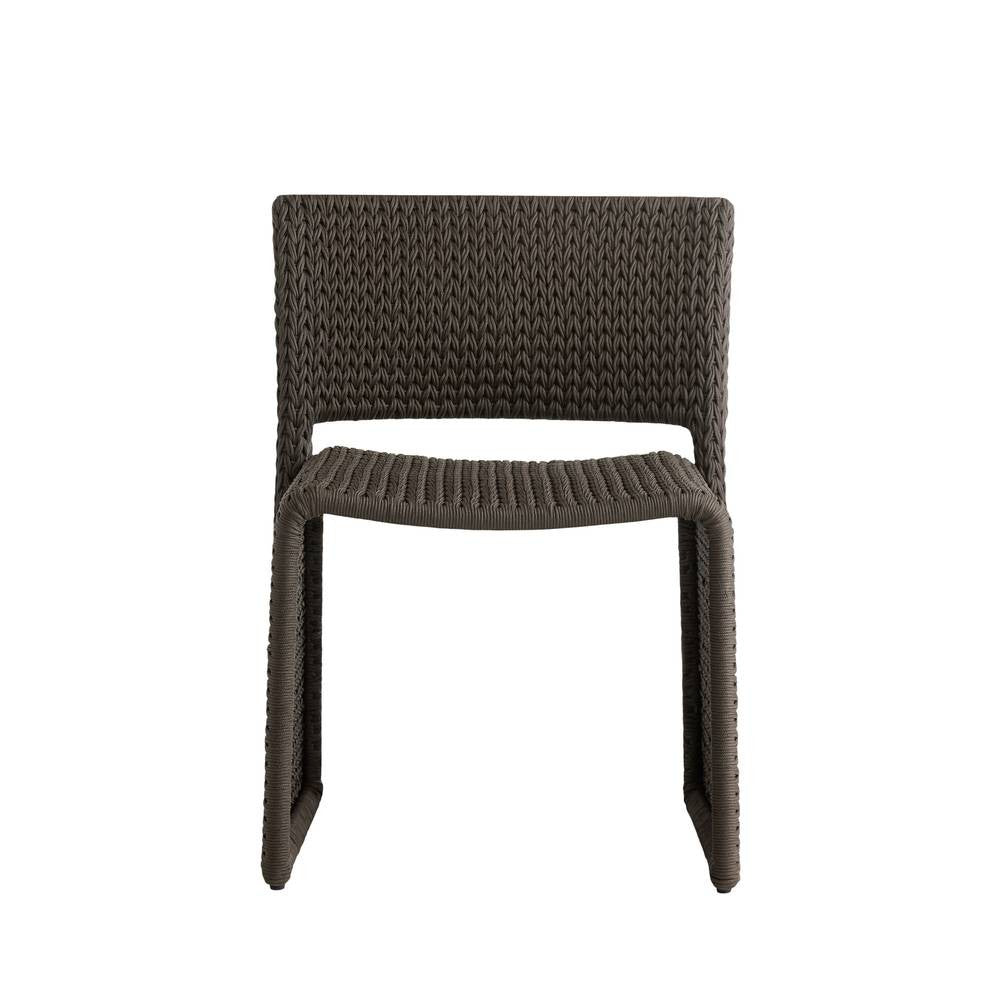 Arteriors - FRS32 - Outdoor Dining Chair - Veneto - Charcoal Brown