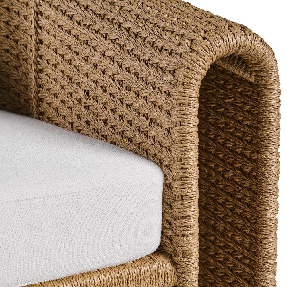 Arteriors - FRS34 - Outdoor Lounge Chair - Julien - Pearl/Tan