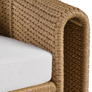 Arteriors - FRS34 - Outdoor Lounge Chair - Julien - Pearl/Tan