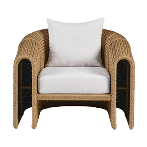 Arteriors - FRS34 - Outdoor Lounge Chair - Julien - Pearl/Tan