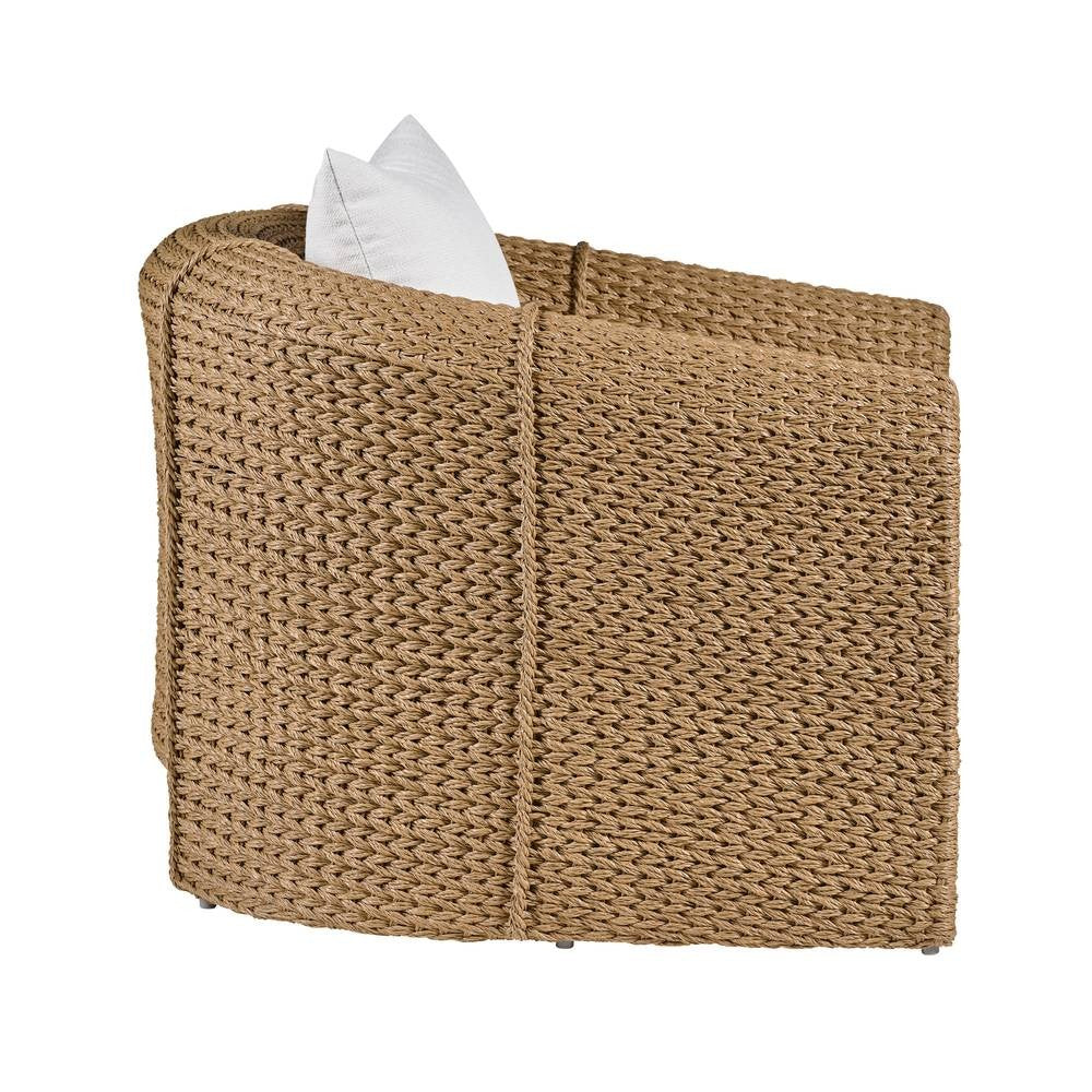 Arteriors - FRS34 - Outdoor Lounge Chair - Julien - Pearl/Tan