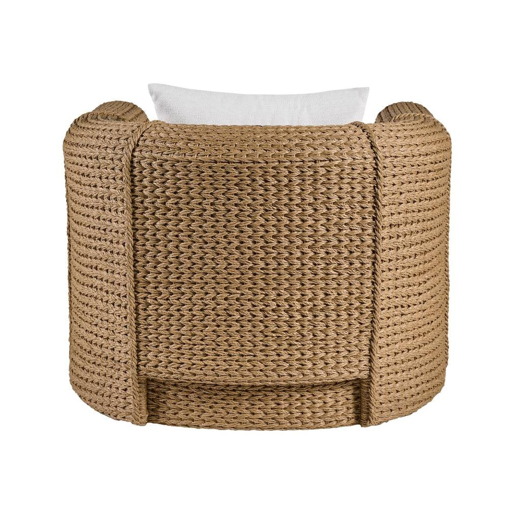 Arteriors - FRS34 - Outdoor Lounge Chair - Julien - Pearl/Tan