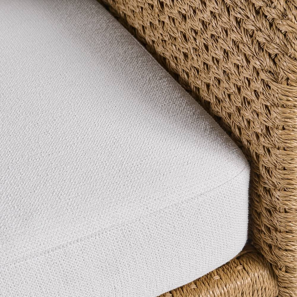 Arteriors - FRS34 - Outdoor Lounge Chair - Julien - Pearl/Tan
