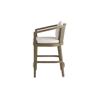 Arteriors - FSS16 - Outdoor Counter Stool - Sobek - Pearl/Kona