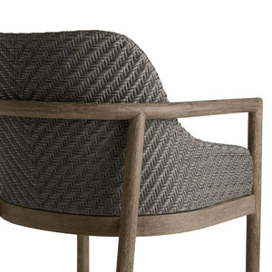 Arteriors - FSS17 - Outdoor Bar Stool - Chilton - Pearl/Dark Gray Wash