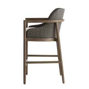 Arteriors - FSS17 - Outdoor Bar Stool - Chilton - Pearl/Dark Gray Wash