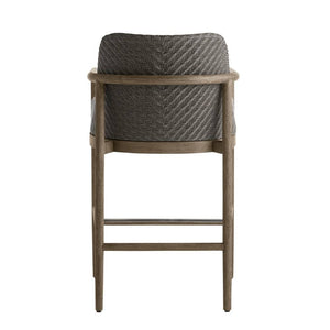Arteriors - FSS17 - Outdoor Bar Stool - Chilton - Pearl/Dark Gray Wash
