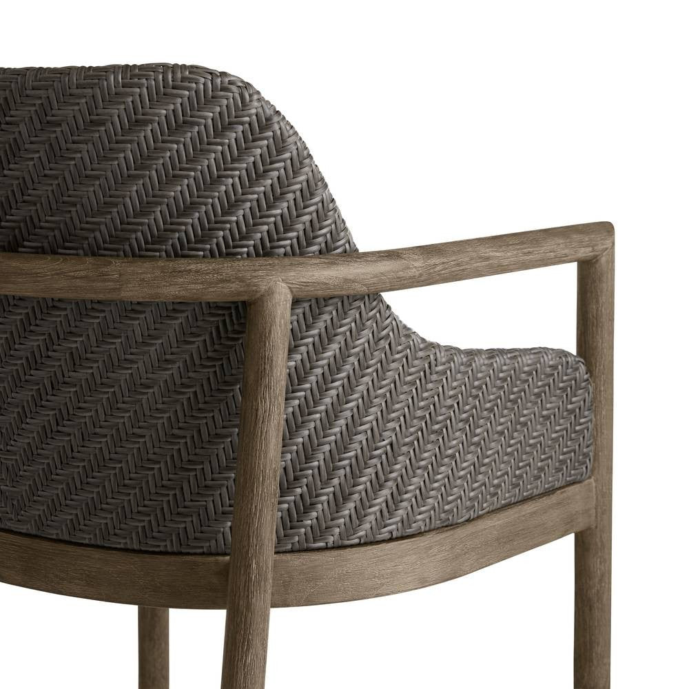 Arteriors - FSS18 - Outdoor Counter Stool - Chilton - Pearl/Dark Gray Wash