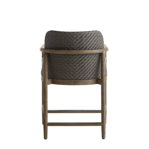 Arteriors - FSS18 - Outdoor Counter Stool - Chilton - Pearl/Dark Gray Wash