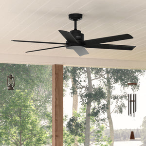 Hunter - 51830 - 60" Ceiling Fan - Kennicott - Matte Black