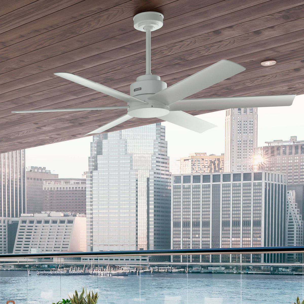 Hunter - 51830 - 60" Ceiling Fan - Kennicott - Matte Black