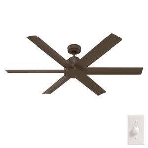 Hunter - 51830 - 60" Ceiling Fan - Kennicott - Matte Black