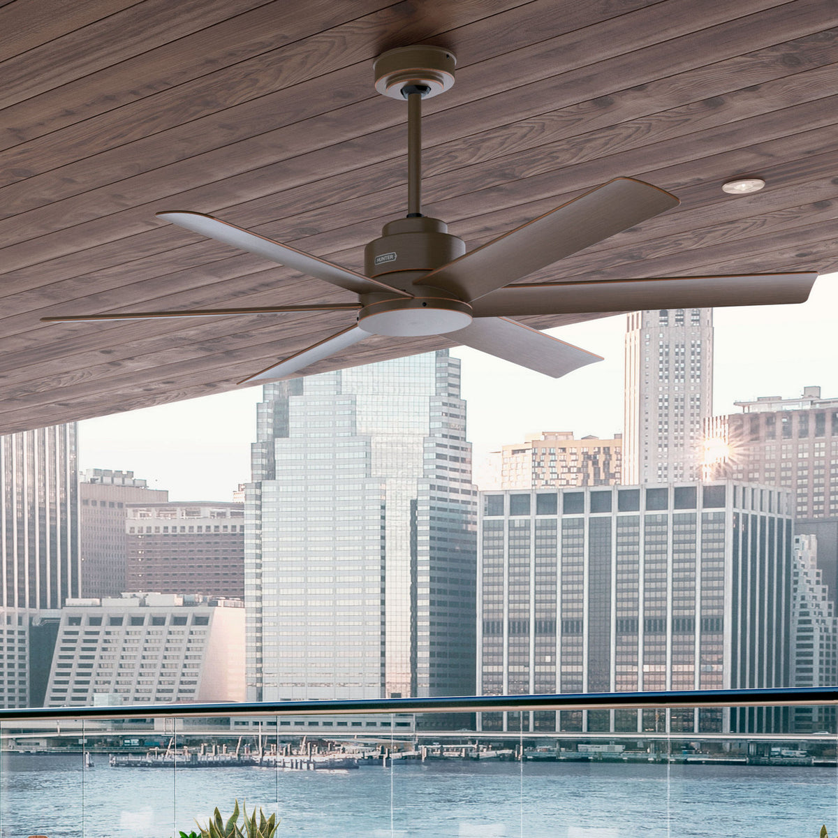 Hunter - 51830 - 60" Ceiling Fan - Kennicott - Matte Black