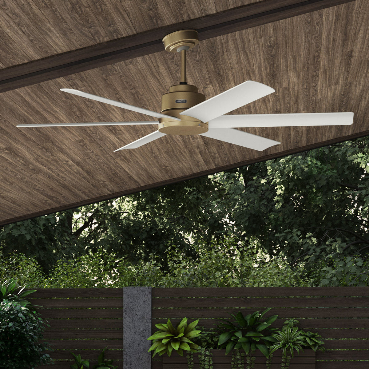 Hunter - 51830 - 60" Ceiling Fan - Kennicott - Matte Black