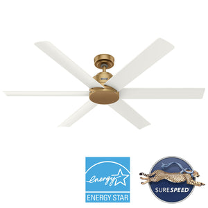Hunter - 51830 - 60" Ceiling Fan - Kennicott - Matte Black