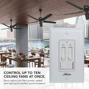 Hunter - 99816 - Wall Control - Fresh White