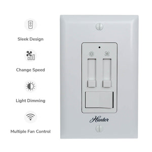 Hunter - 99816 - Wall Control - Fresh White