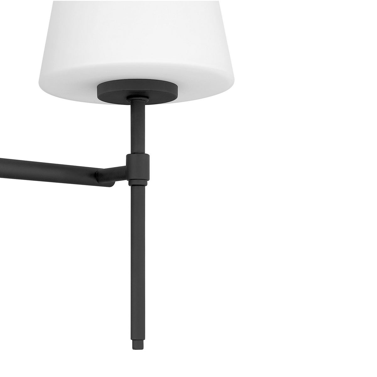 Hunter - 13250 - Three Light Bathroom Vanity - Camelia Stem - Matte Black