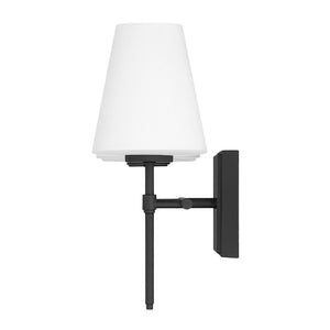 Hunter - 13250 - Three Light Bathroom Vanity - Camelia Stem - Matte Black