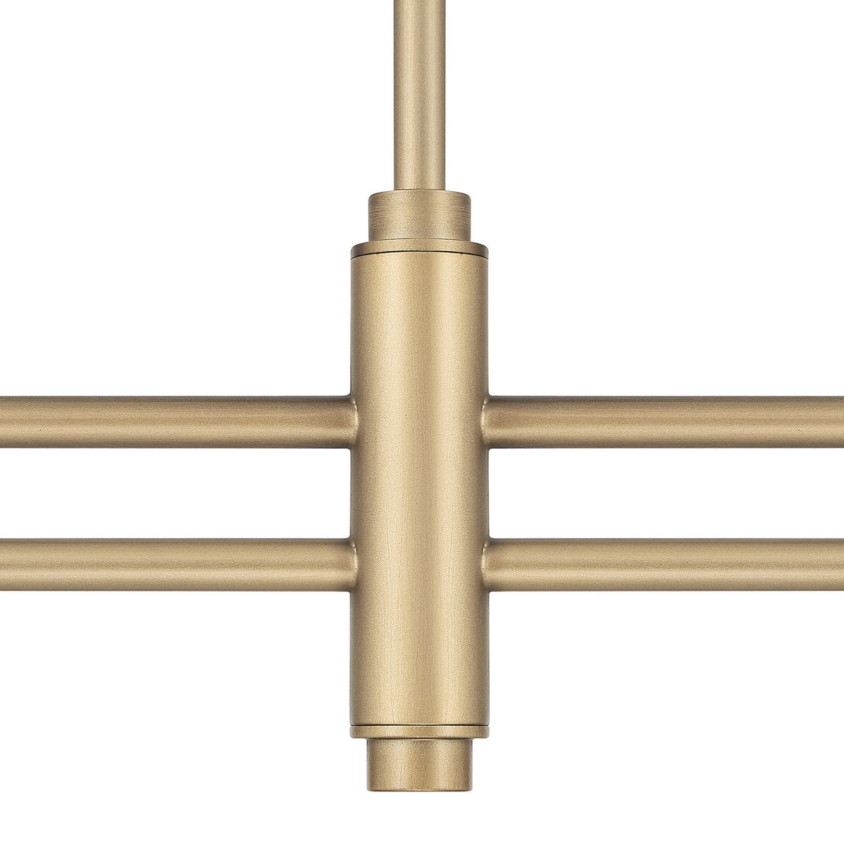 Hunter - 13252 - Two Light Chandelier - Camelia Stem - Matte Black