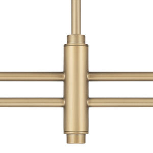 Hunter - 13252 - Two Light Chandelier - Camelia Stem - Matte Black