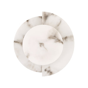 Hunter - 13263 - LED Wall Sconce - Opaline Crest - Cast Alabaster