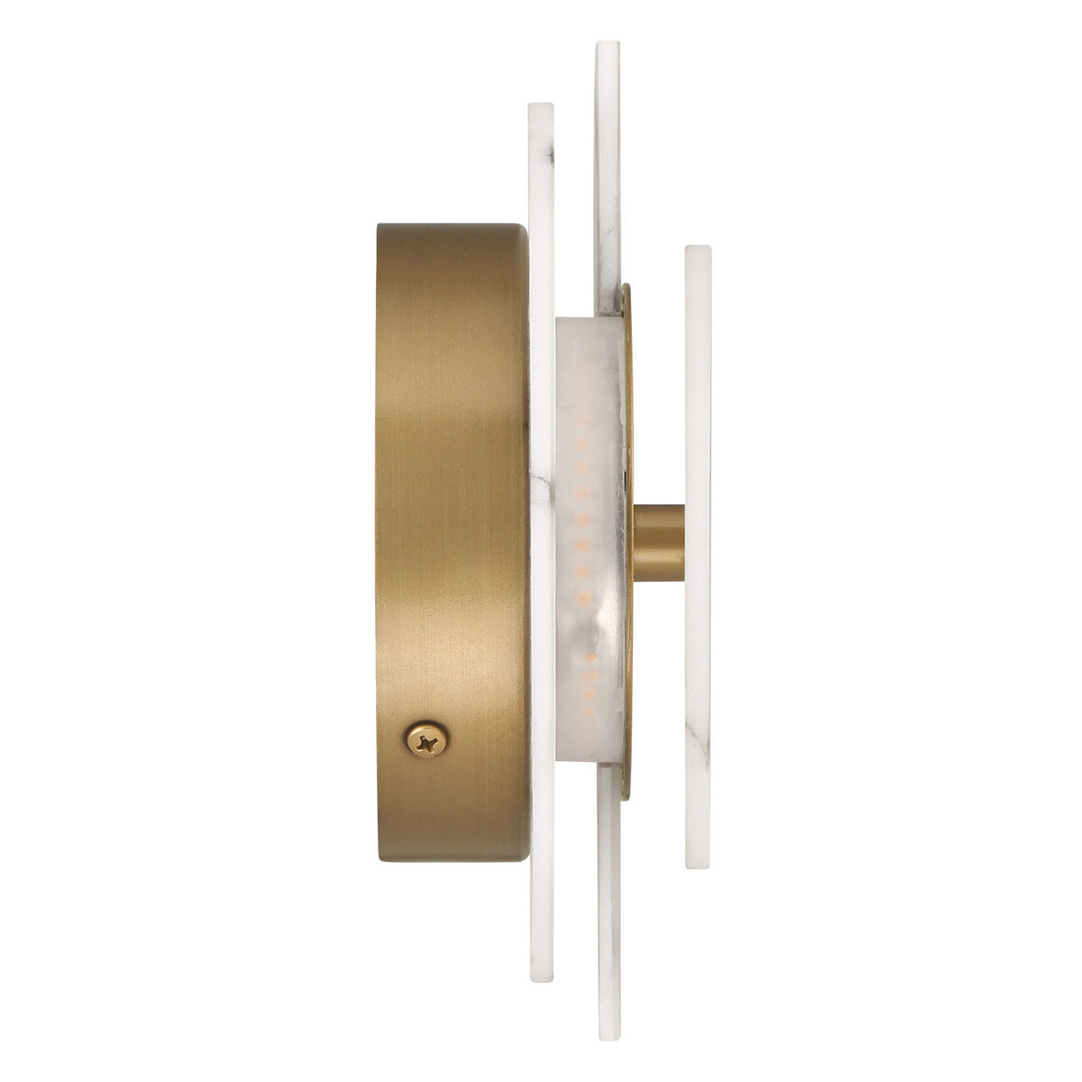 Hunter - 13263 - LED Wall Sconce - Opaline Crest - Cast Alabaster