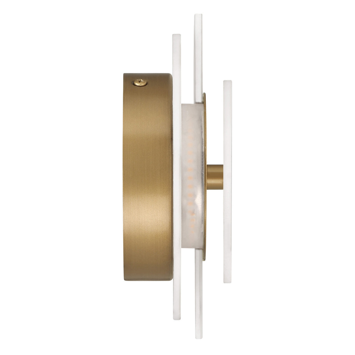 Hunter - 13263 - LED Wall Sconce - Opaline Crest - Cast Alabaster