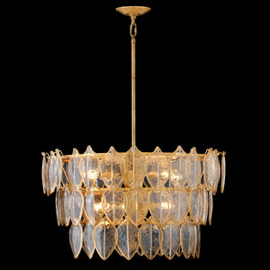 Fredrick Ramond - FR32604DA - LED Chandelier - Amira - Distressed Brass