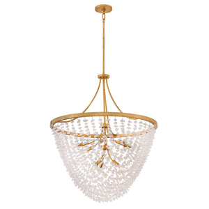 Fredrick Ramond - FR41595DA - LED Chandelier - Myra - Distressed Brass