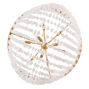 Fredrick Ramond - FR41595DA - LED Chandelier - Myra - Distressed Brass