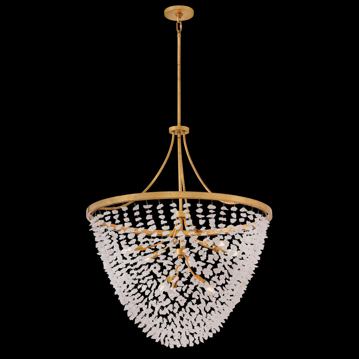 Fredrick Ramond - FR41595DA - LED Chandelier - Myra - Distressed Brass