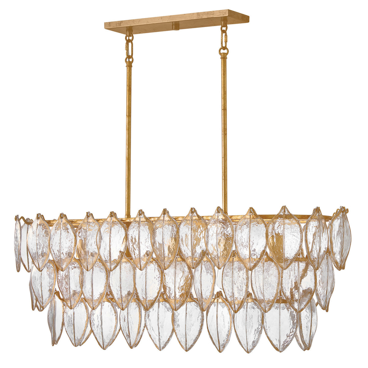 Fredrick Ramond - FR32605DA - LED Linear Pendant - Amira - Distressed Brass