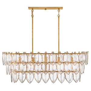 Fredrick Ramond - FR32605DA - LED Linear Pendant - Amira - Distressed Brass