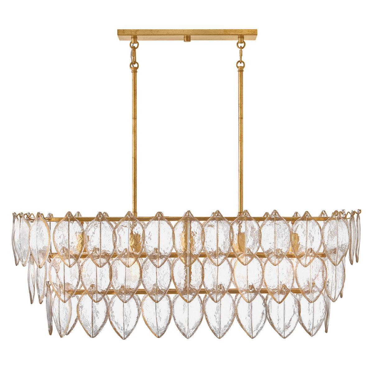 Fredrick Ramond - FR32605DA - LED Linear Pendant - Amira - Distressed Brass