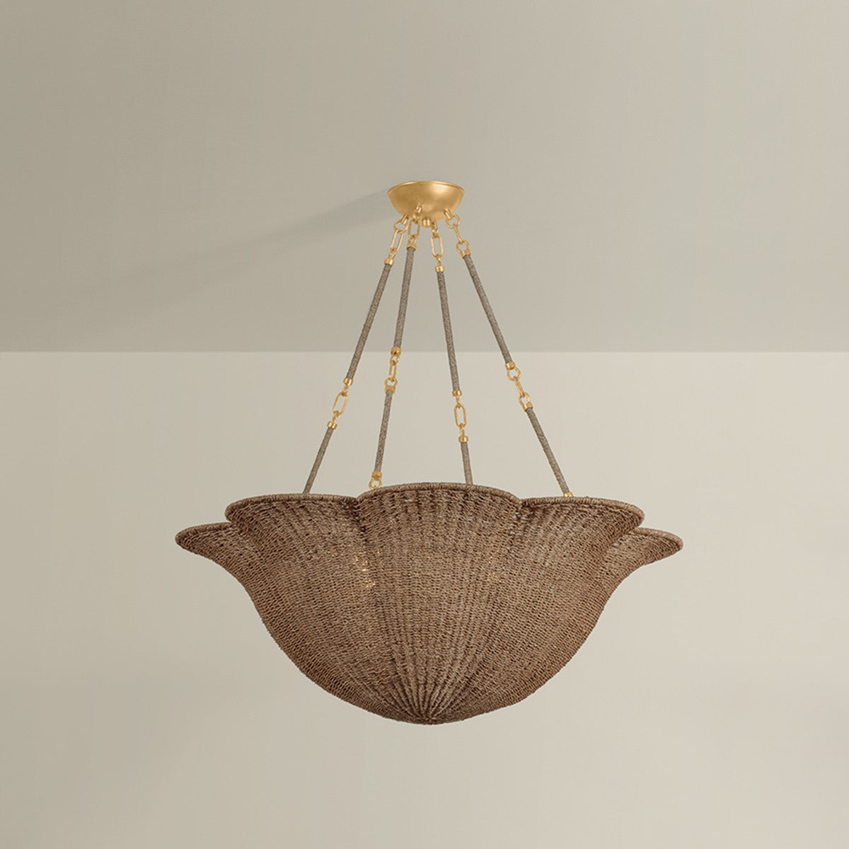 Hudson Valley - 1076-VGL - Six Light Chandelier - Ardonia - Vintage Gold Leaf