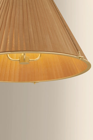 Hudson Valley - 1144-AGB - Four Light Pendant - Sunside - Aged Brass